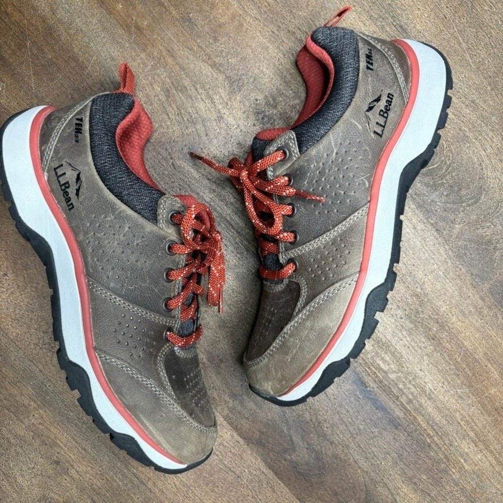 LL BEAN Hiking Shoes Womens Size 8.5 Waterproof Leather